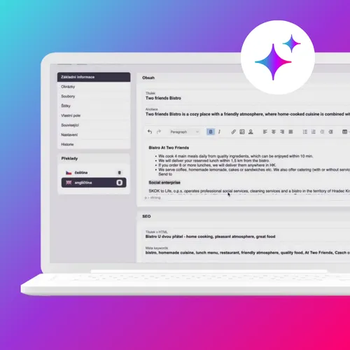 Traductions automatisées + création de textes et d'images par IA